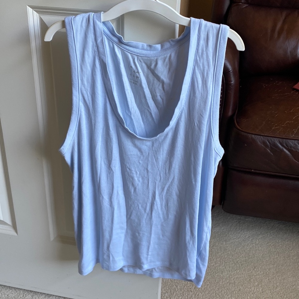 Women’s blue tank top